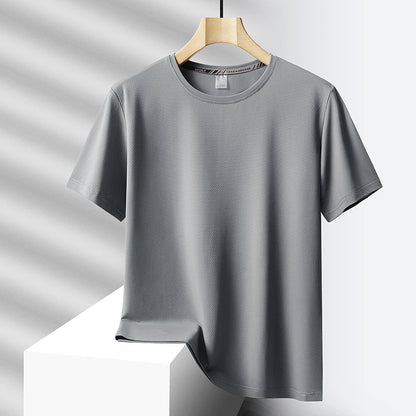 Plus Size T-Shirts Men Summer Clothing Male Tshirt 6XL 7XL Tee Shirts Man Basic Solid Casual Hiking Top Tees Camping Wearing Man