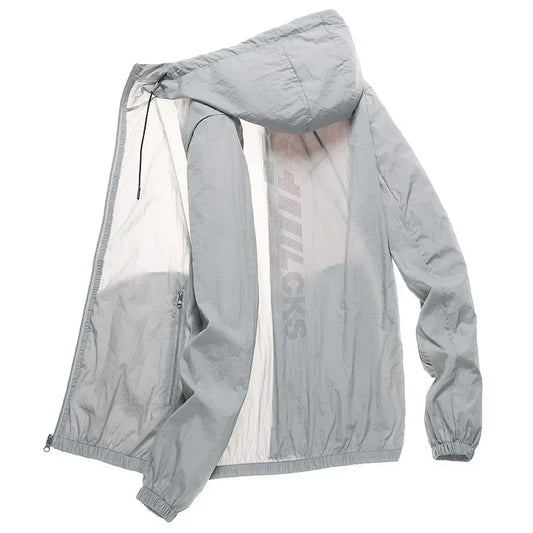 Summer Ice Silk Jacket For Men