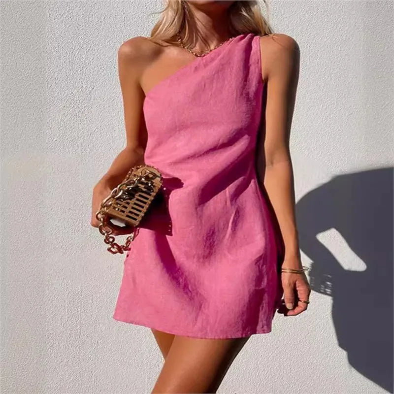 Mini Dress One-shoulder