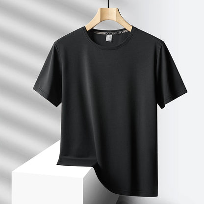 Plus Size T-Shirts Men Summer Clothing Male Tshirt 6XL 7XL Tee Shirts Man Basic Solid Casual Hiking Top Tees Camping Wearing Man