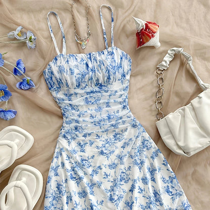 French Floral Slip Dress