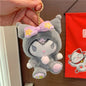 Sanrioed Kawaii Hello Kitty  Kuromi  Plush Doll Toys Pendant Cute Plush  Keychain Bag Pendant Christmas Gifts12CM