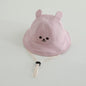 New Panama Summer Baby Bucket Hat for Boys Girls Cotton Cute Bear Toddler Sun Cap Children Beach Sun Hat Kids UV Protection Cap