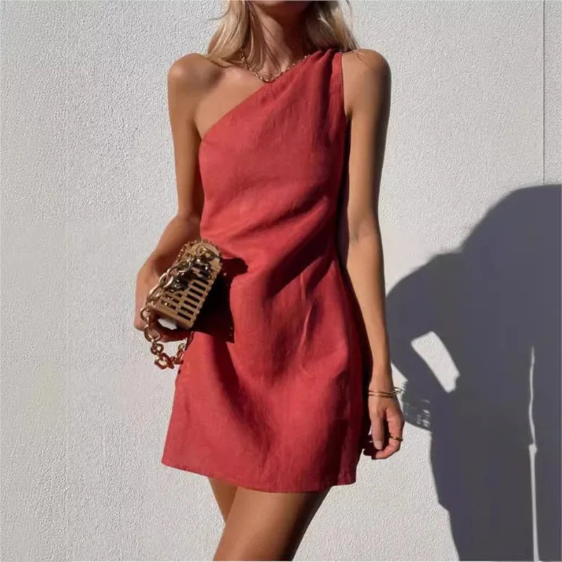 Mini Dress One-shoulder