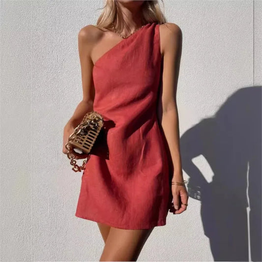 Mini Dress One-shoulder