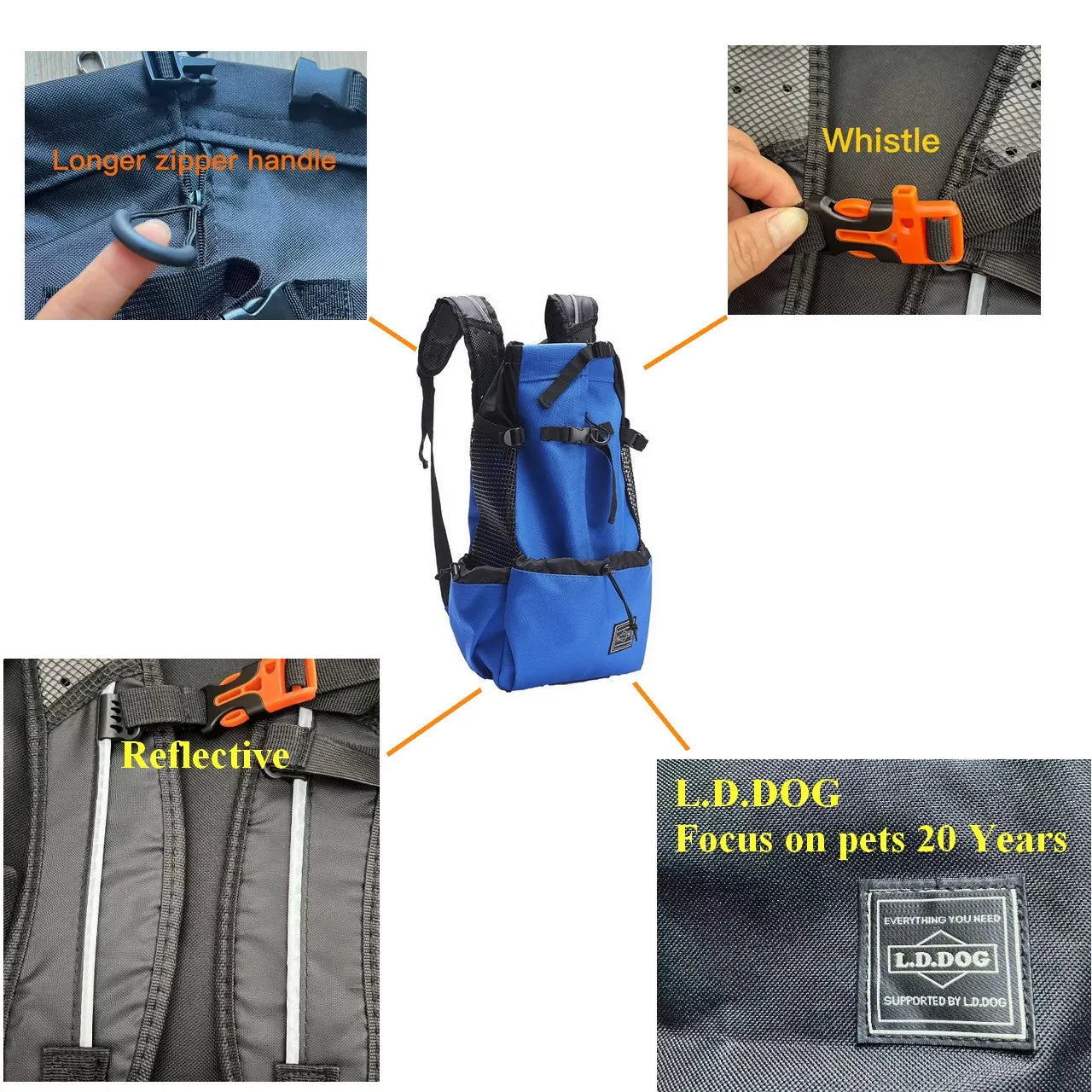 Hiking Pet Dog Carrier Travel Backpack Outdoor Ventilation Breathable Bicycle Motorcycle Outdoor Sport